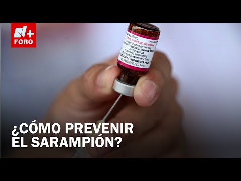 ¿Quiénes deben vacunarse contra el sarampión? Estos son los síntomas - Sábados de N+ FORO
