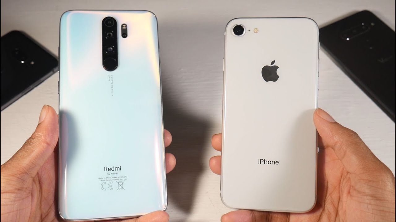 IPhone 8 VS Xiaomi Redmi Note 8 Pro In 2020! Cameras, Hardware & Specs