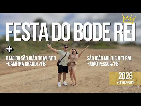 Comemos BODE e fomos ao Maior São João do Mundo! 🐐🌽 (Vlog | Paraíba)