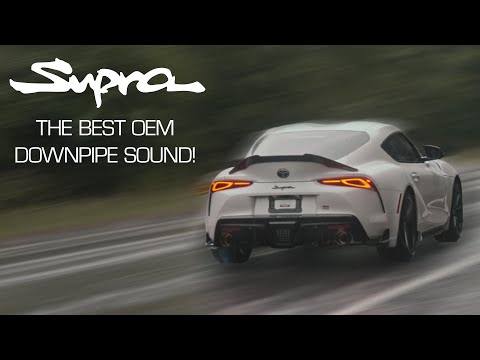 Toyota Supra with Valvetronic Designs Exhaust (OEM Downpipe)