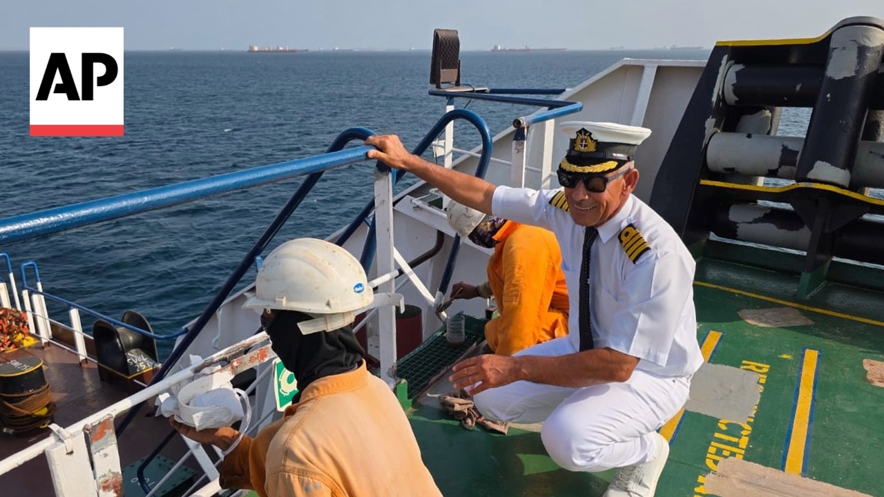 Video | A look at life on board an Iraqi commercial oil tanker amid Iran war