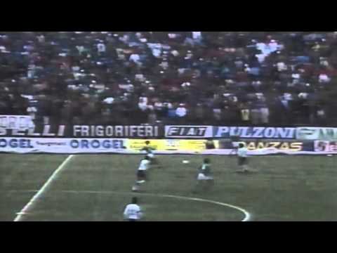 Serie A 1987-1988, day 21 Cesena - Avellino 1-1 (Di Bartolomei, Schachner)