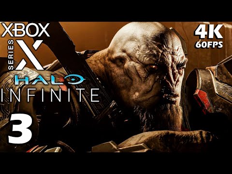 Halo Infinite Gameplay Walkthrough Part 3 (Xbox Series X 4K 60FPS) - No commentary