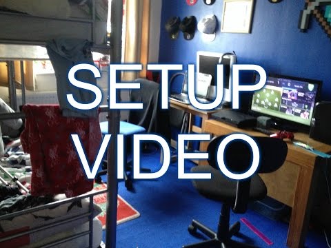 my gaming setup/room tour