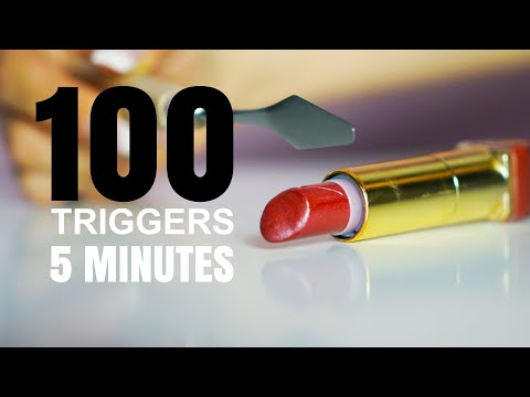 100 Triggers in 5 Minutes | ASMR Challenge