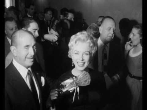 Marilyn Monroe Press conference with Jack Warner