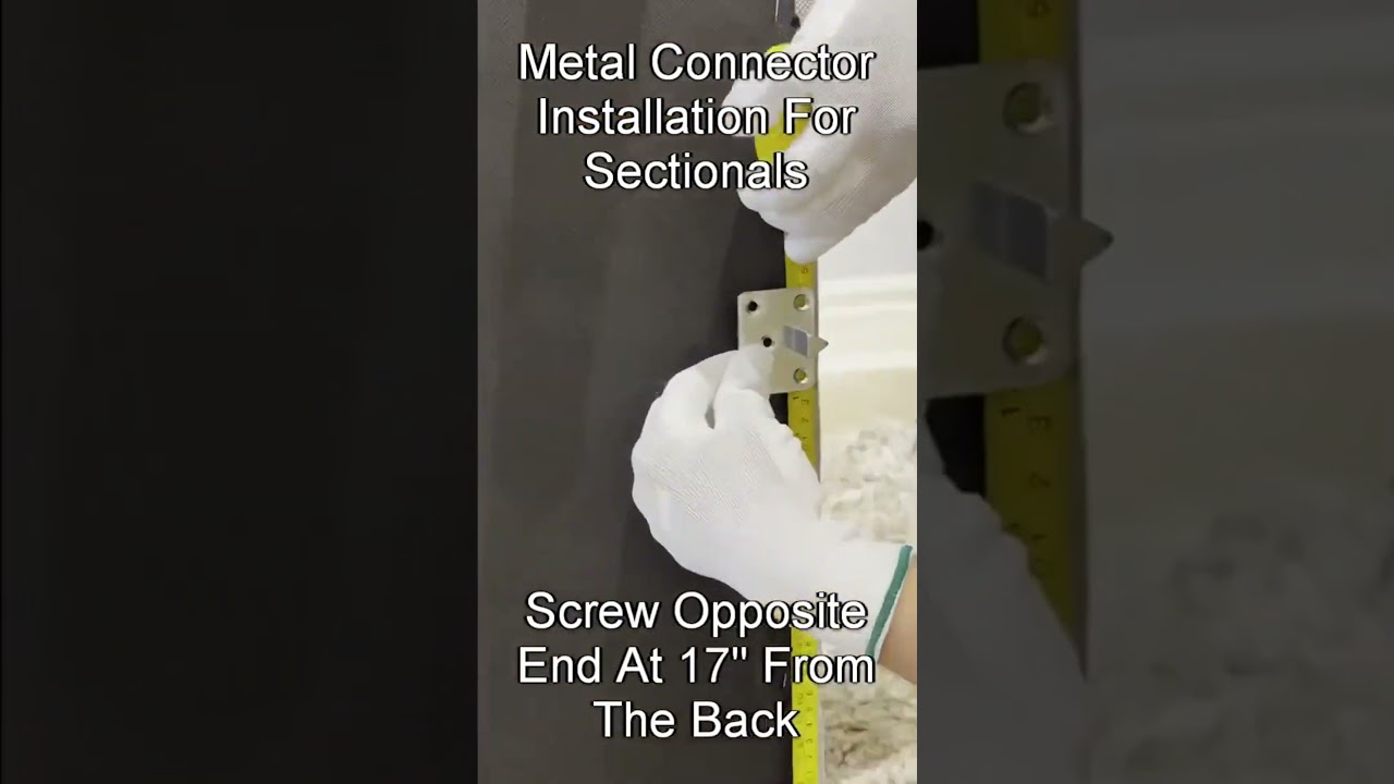 How to install vadania sofa connectors?😀