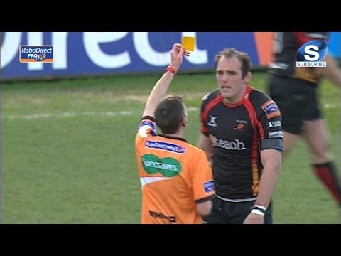 Robert Sidoli Yellow Card - Newport Gwent Dragons v Connacht 23rd March 2014