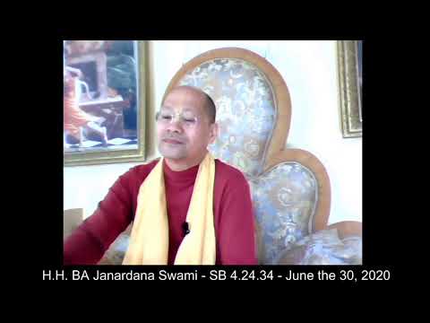 H.H. BA Janardana Swami - SB 4.24.34 - June the 30, 2020