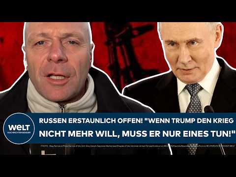 PUTINS KRIEG: Russen erstaunlich offen! "Wenn Trump Krieg nicht mehr will, muss er nur eines tun!"