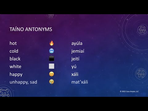 Let's Talk Taíno 70 - Taíno Antonyms (Opposites) 🤼‍♀️