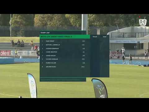 U14 Boys 200m Timed Final 2: 2022 Commonwealth Bank State Track and Field Championships // LAVicTV