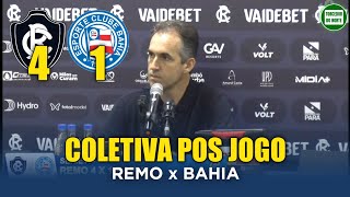 Coletiva do Tecnico Léo Condé | 📈🔥 Acabou a espera! Remo Golea o Bahia e Vence a primeira!