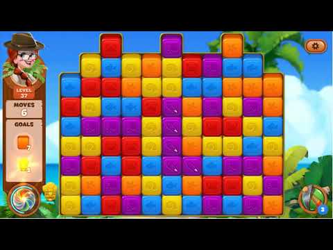 Lost Island Blast Adventure Level 37 - No Boosters