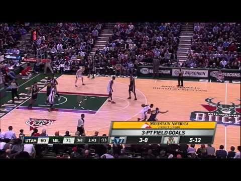 Monta Ellis 34 points (amazing 360 layup & winning shot) vs Utah Jazz full highlights 03/03/2013 HD