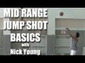 Basketball mid-range jump shot with Nick Young ...