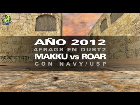 MAKKU vs ROAR @ Dust2 -4kills with navy-usp