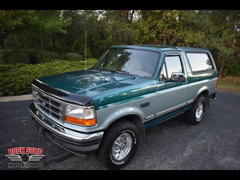 1996 Ford Bronco (CC-2022678) for sale in Elkhart, Indiana