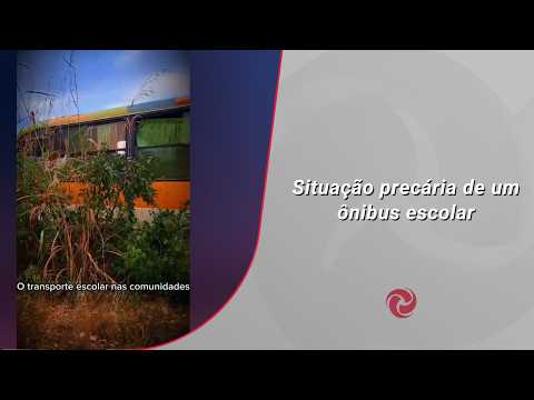 Estudantes de Fruta do Leite denunciam condições precárias de um ônibus escolar