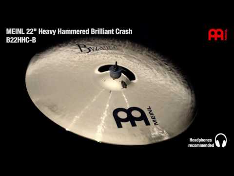 Heavy Hammered 22\' Crash Cymbal - Brilliant