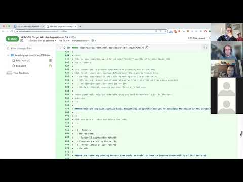 Kubernetes SIG API Machinery - 20220420