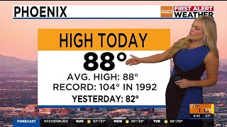 Warming trend ahead for Phoenix area