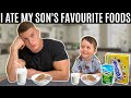 I ate my son's favourite foods for a day