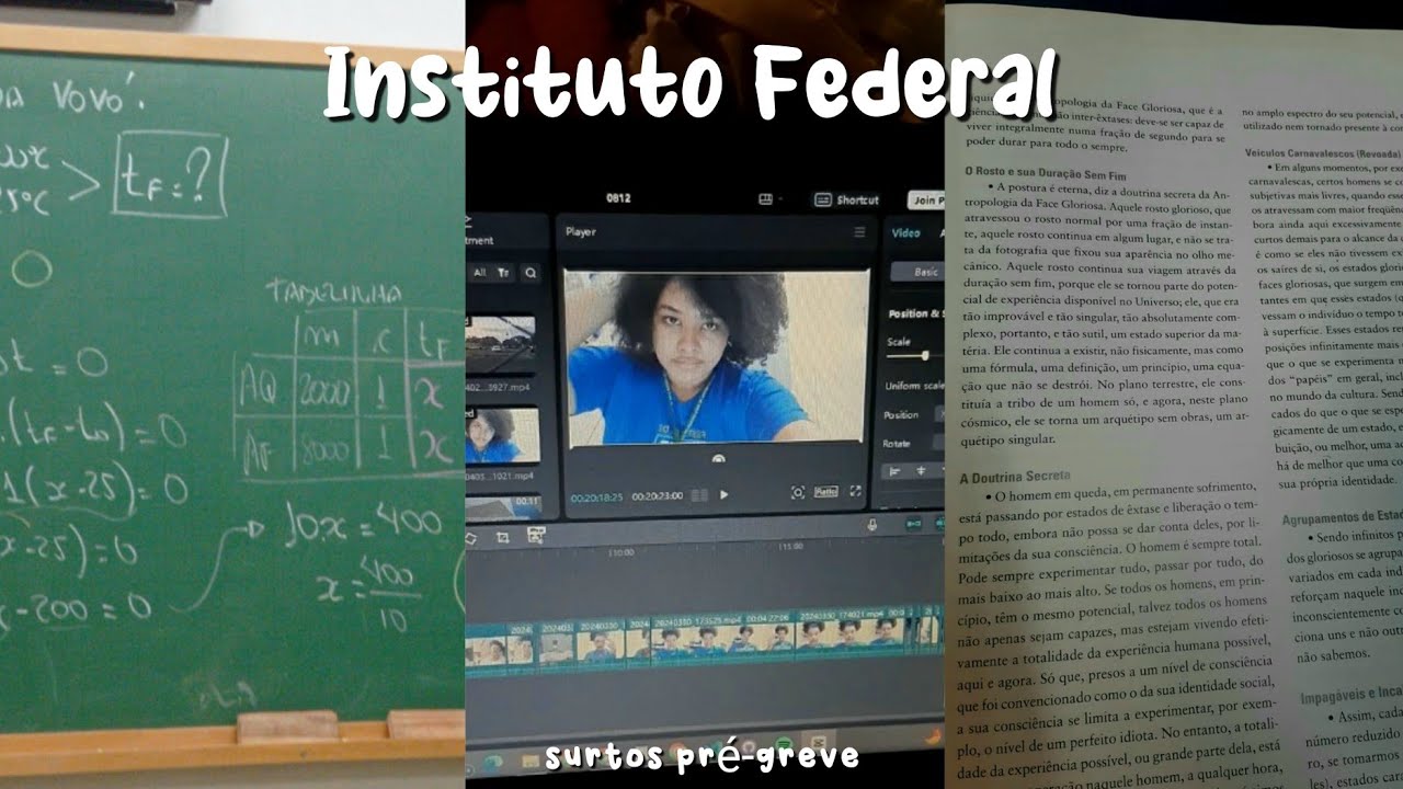 compilado de surtos de uma aluna do IF pré-greve