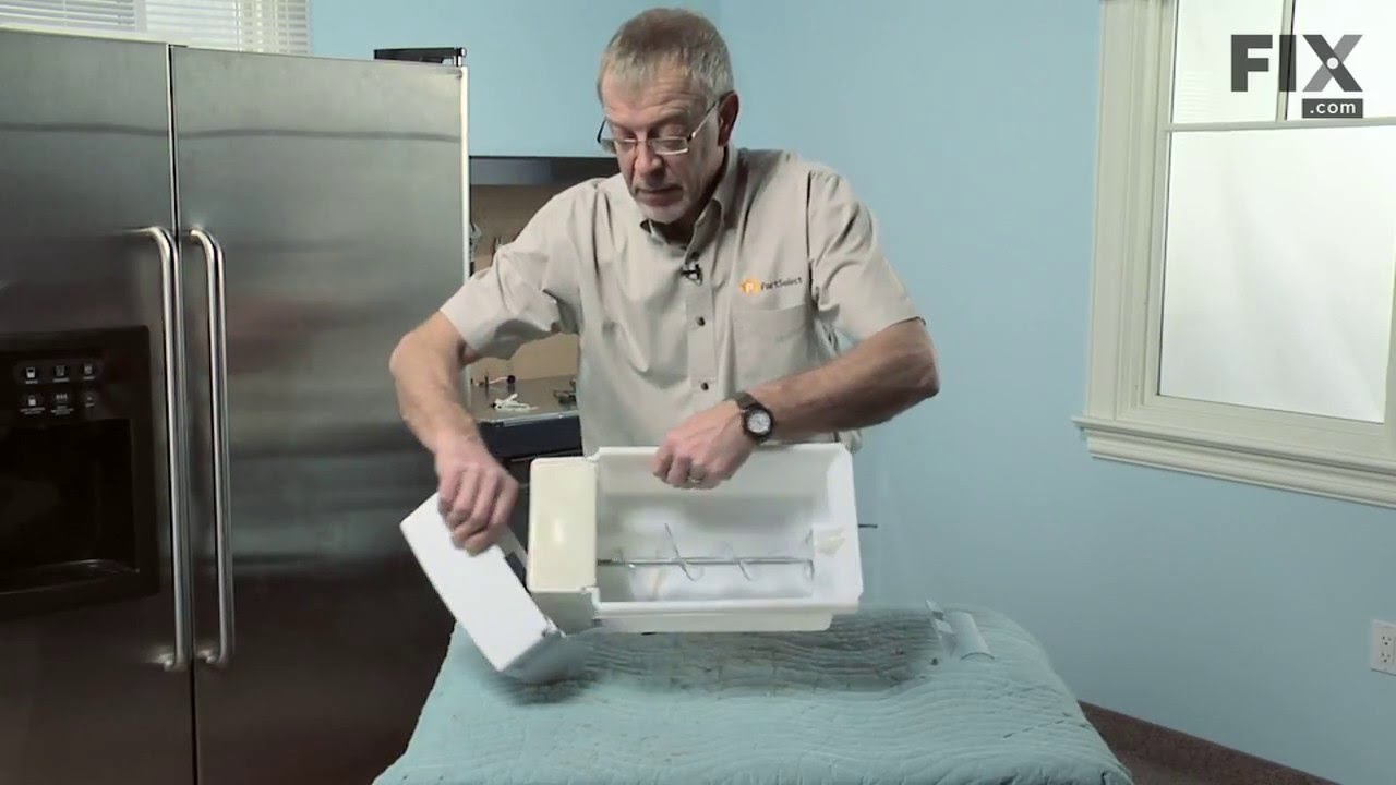 Replacing your General Electric Refrigerator Dispenser Crusher Cover