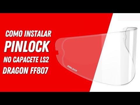 Como instalar o Pinlock no Capacete LS2 Dragon FF807?