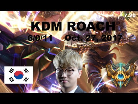 KDM ROACH as JAYCE : KOREAN CHALLENGER - 7.21 - Oct.27, 2017(League of Legends)