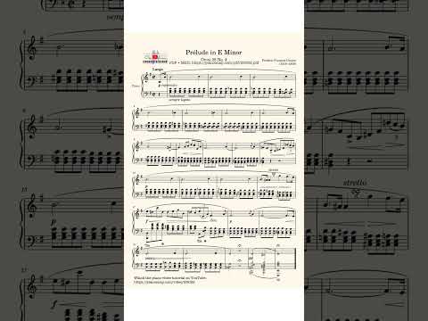 13 in E Minor Piano Performance Video