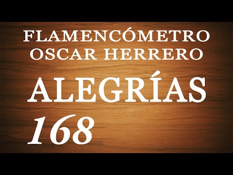 Metrónomo Flamenco - Alegrías 168 - Flamencómetro Oscar Herrero