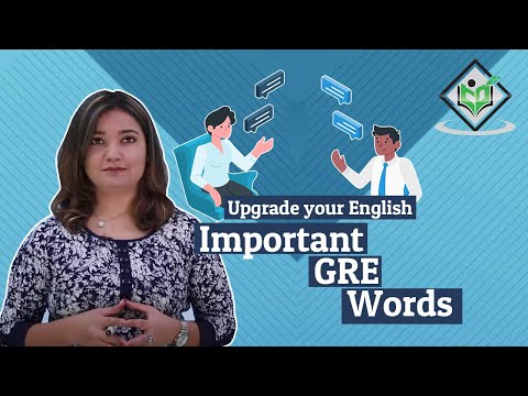 Upgrade your English Important GRE Words