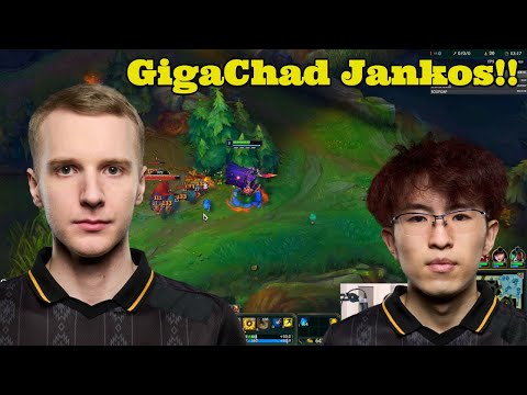Jankos Shows Evi How Strong Pantheon Jungle Is In Challeneger!!