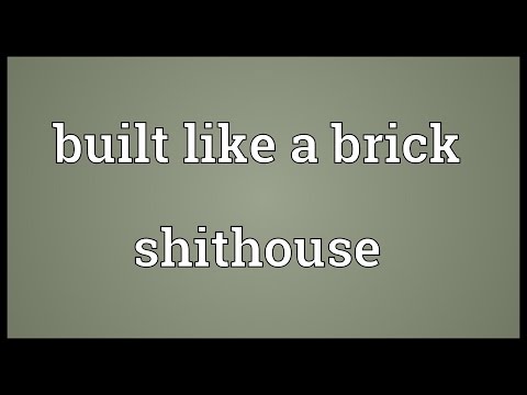 Built Like A Brick Shithouse Meaning