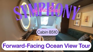 Is This the BEST Ocean View Cabin? Symphony of the Seas 8510 Full Walkthrough!