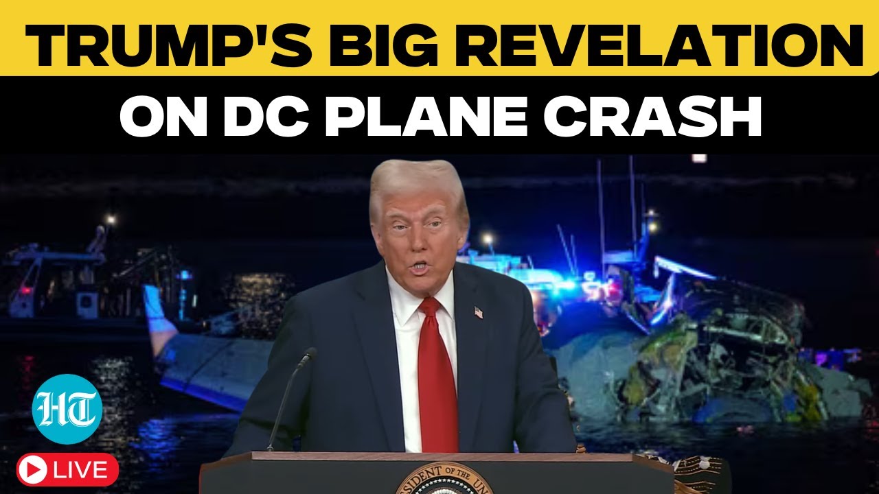 Donald Trump LIVE: President Trump Blames Deadly Helicopter-Jet Collision on DEI Policies | US News