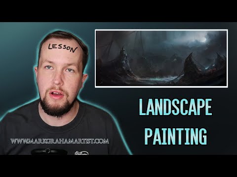 How to paint Alien style environments in Photoshop EP1
