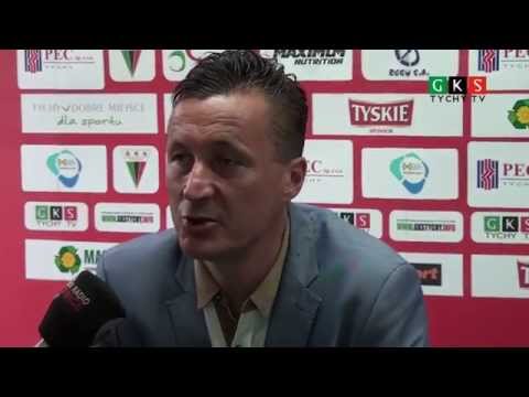 29. kolejka: GKS Tychy - Pogoń Siedlce 4:1. Pomeczowa konferencja