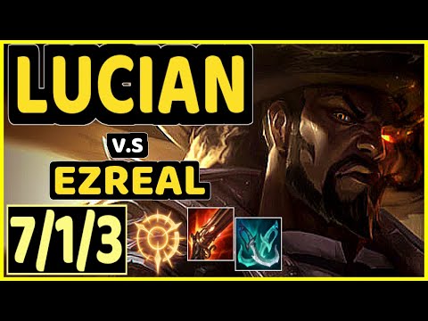 FORG1VEN (LUCIAN) vs EZREAL - 7/1/3 KDA BOTTOM ADC CHALLENGER GAMEPLAY - EUW