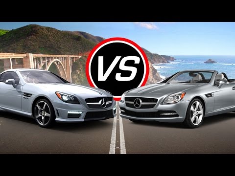 2016 Mercedes-Benz AMG SLK55 vs SLK350 - Spec Comparison!