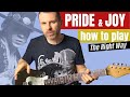 PRIDE AND JOY Guitar Lesson How To Play The Right Way Texas Shuffle Tutorial