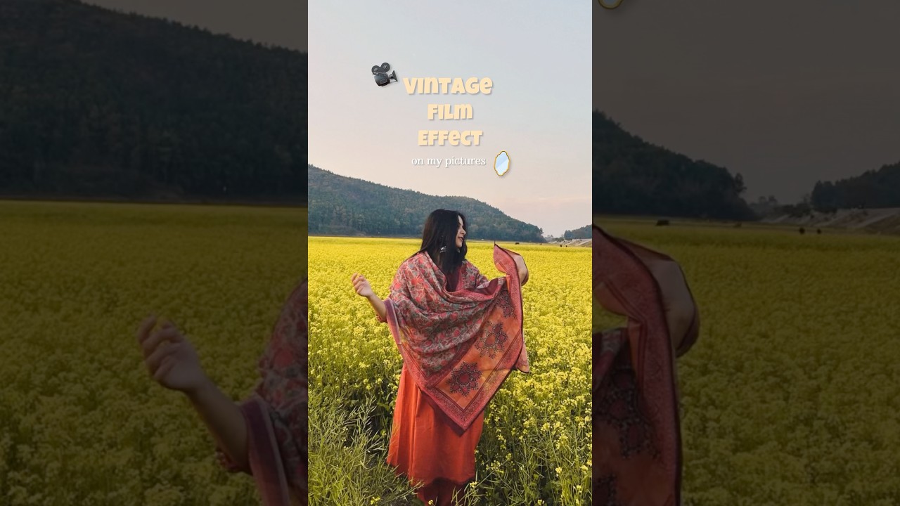 vintage film effect from the app OLDROLL | tutorial | editing app