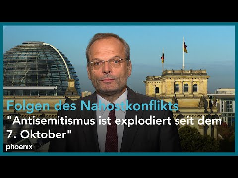 phoenix tagesgespräch mit Felix Klein (Antisemitismus Beauftragter der Bundesregierung) am 30.09.25