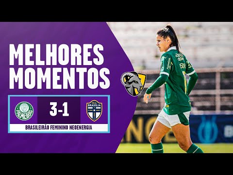 Gols e lances de Palmeiras x Real Brasília