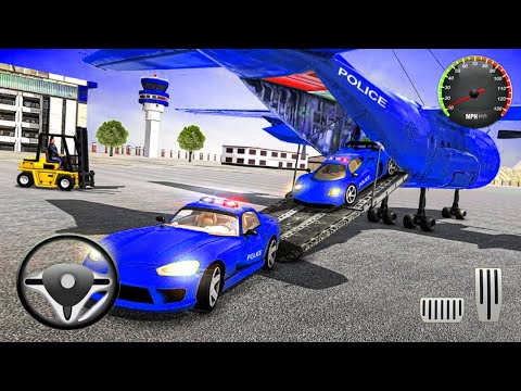 US Police Car Transporter Truck: Parking Game 2021 - Android Gameplay