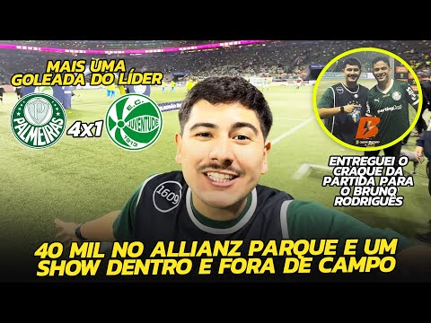40,000 at Allianz Park and a show on and off the field! Palmeiras 4-1 Juventude