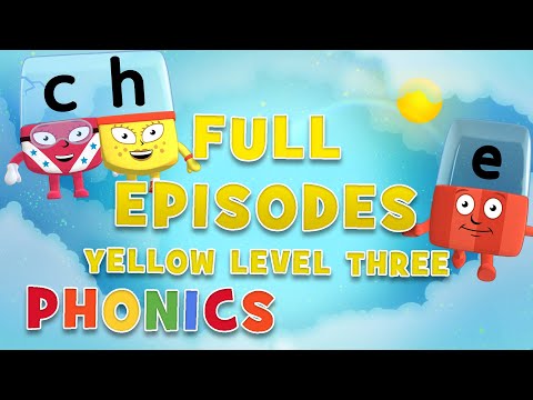 Alphablocks - Yellow Level Three | Full Episodes 1-3 | #HomeSchooling | Learn to Read #WithMe