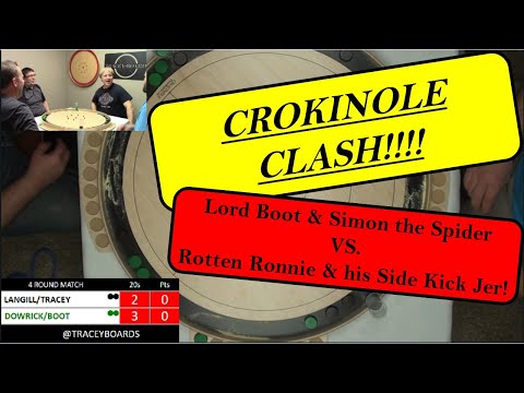 Crokinole Match With Commentary Langill/Tracey VS Dowrick/Boot March 1 2022